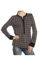 Trend baskılı Tshirt - Siyah