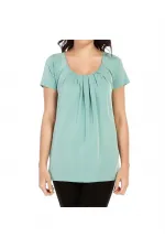 Kısa Kollu Tişört - Nane Yeşili