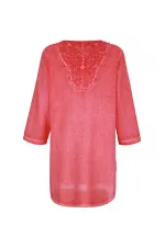 Lace Tunic - Pomegranate Flower