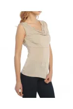 Feminen Degaje Tişört - Taş