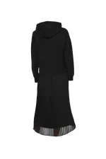 Sweat-Şifon Ebise - Siyah