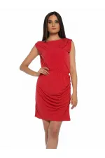 Jersey Elbise - Kırmızı