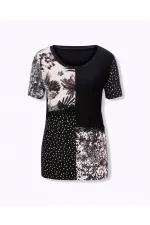 Printed T-Shirt - Black