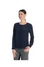 Chemise en pure soie - Bleu marine