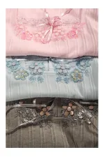 Embroidered T-Shirt - Blue