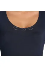 3/4 Kollu Tişört - Lacivert