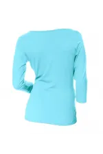 3/4 Sleeve T-Shirt - Turquoise