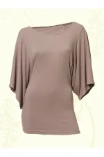 Kimono Tişört - Vizon