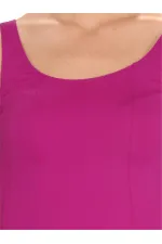 T-shirt coupe basique - Fuchsia