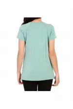 Kısa Kollu Tişört - Nane Yeşili