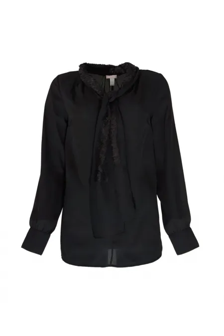 Sequin Blouse - Black