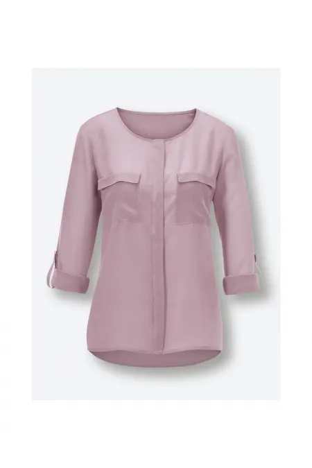 Chemise en pure soie - Lavande