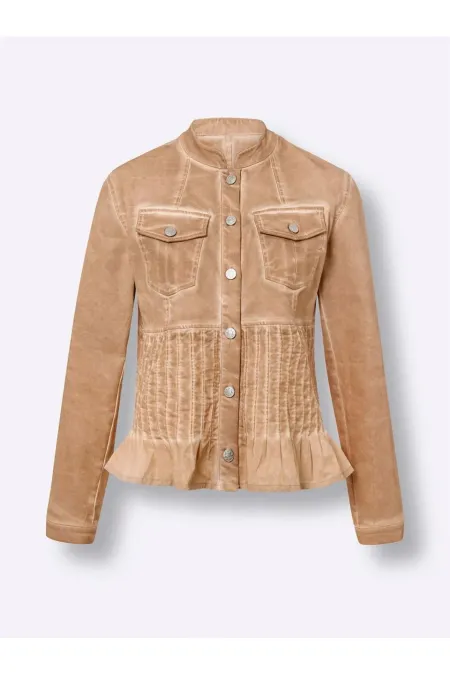 Ceket - Camel