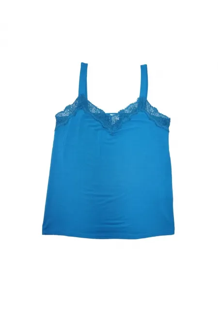 Lace Tank Top - Petrol