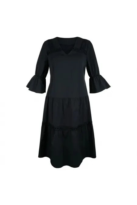 Dantelli Elbise - Lacivert