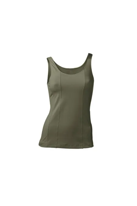 T-shirt coupe basique - Vert olive