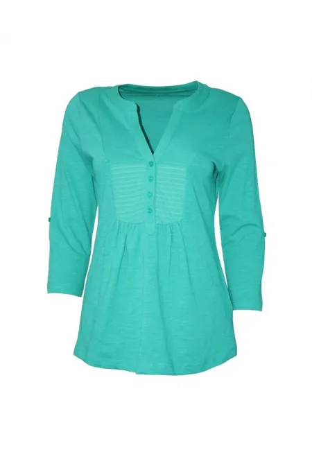 T-shirt à manches 3/4 - Vert émeraude