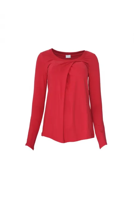 T-shirt à manches longues - Rouge