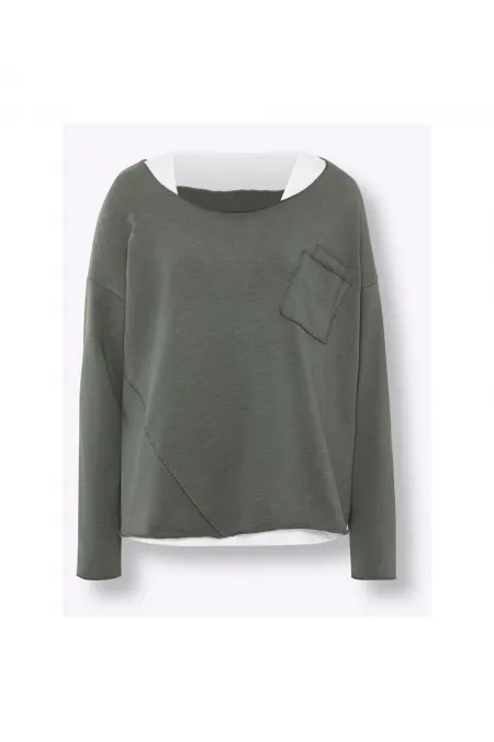 Bluz-Tişört 2 Parça - Yeşil