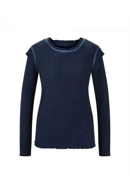 T-shirt à manches longues - Bleu marine