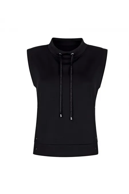 Sweat-shirt sans manches - Noir