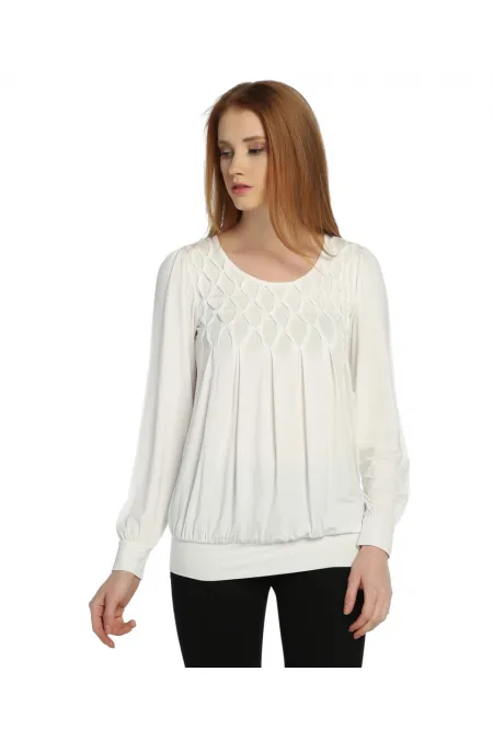 Long Sleeve T-Shirt - Ecru