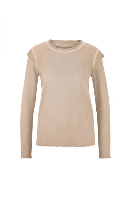 T-shirt à manches longues - Sable