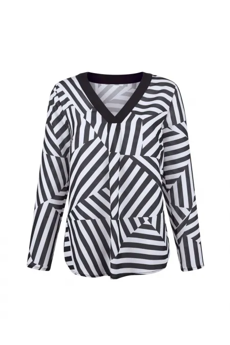 Çizgili Bluz - Çizgili
