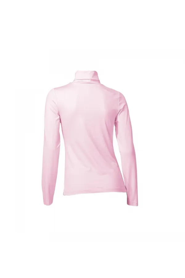 Turtleneck T-Shirt - Dusty Rose