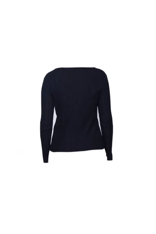 Embroidered T-Shirt - Navy Blue