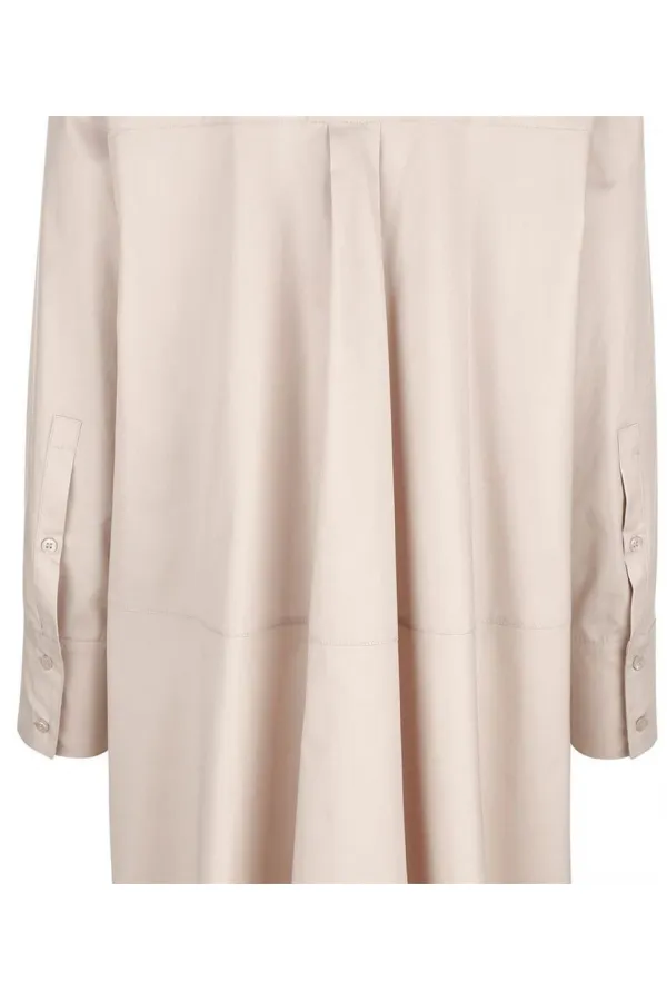 Chemise longue et confortable - Beige