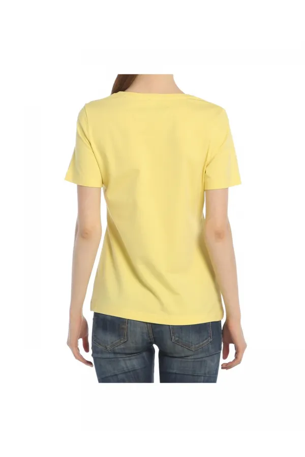 T-shirt basique - Jaune