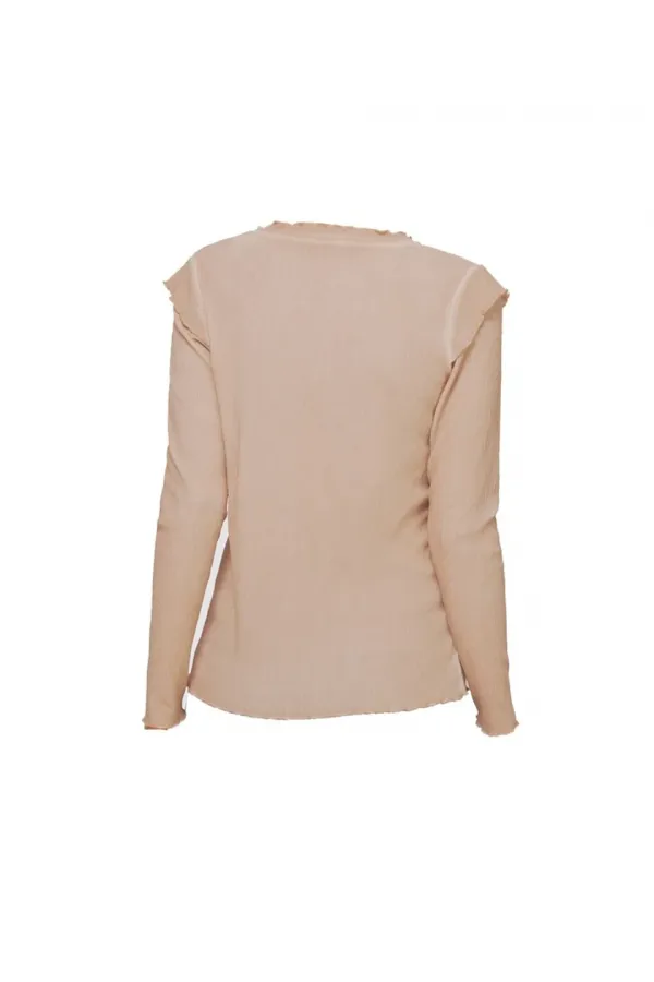 T-shirt à manches longues - Sable