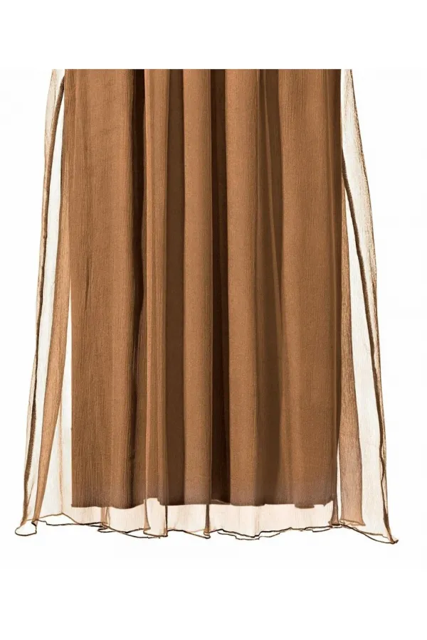 İpek Etek - Kahverengi