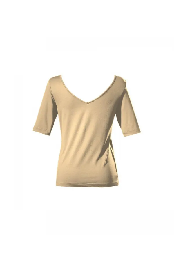 T-shirt basique - Camel