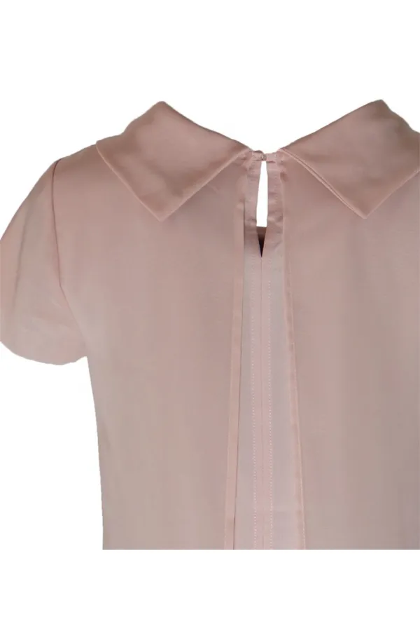 Şifon Bluz - Gül Kurusu