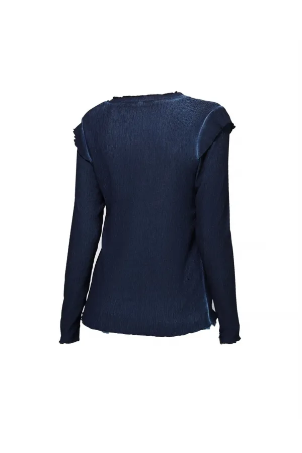 Long Sleeve T-Shirt - Navy Blue