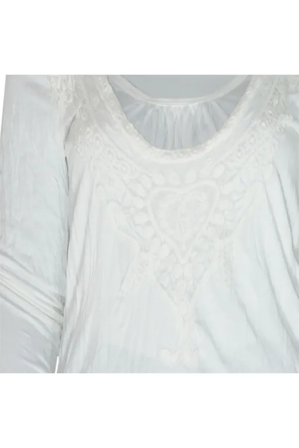 Dantelli Bluz - Ekru