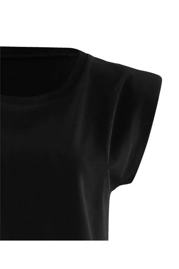 Padded T-shirt - Black