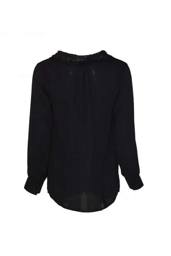 Chemisier à sequins - Noir