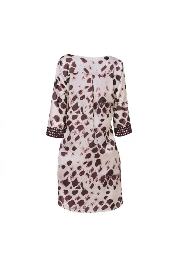 Robe en dentelle imprimée confortable - Imprimée