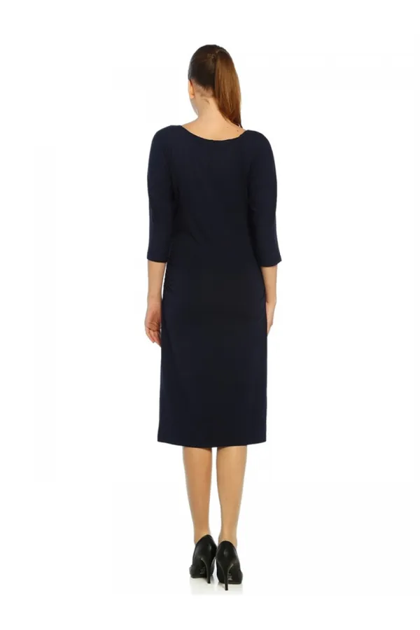 Jersey Elbise - Lacivert