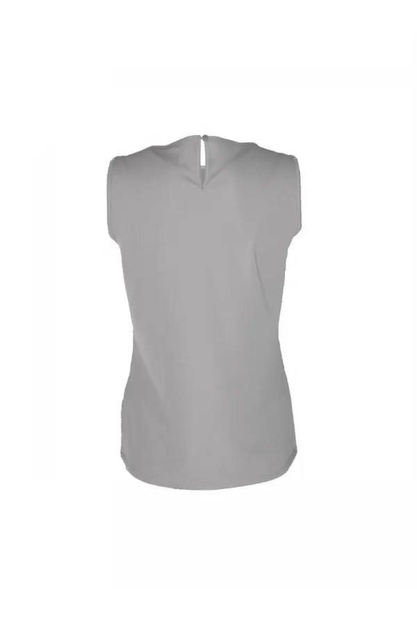 Danteli Kolsuz Bluz - Gri