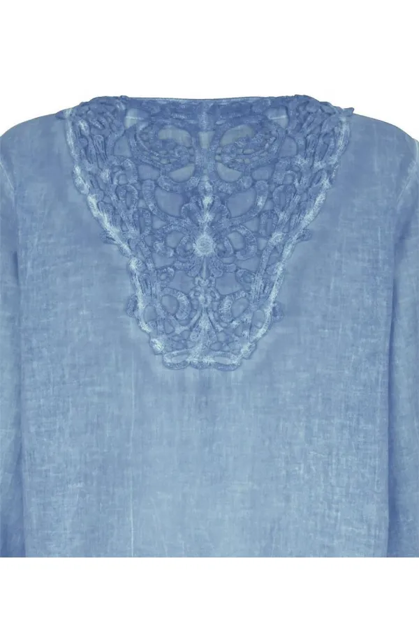 Lace Tunic - Blue