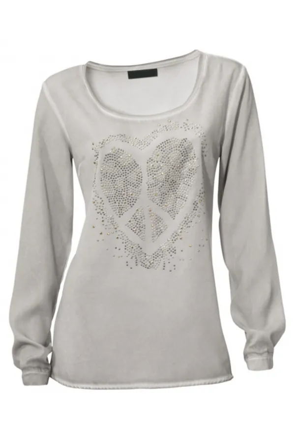 Taş İşlemeli Bluz - Taş