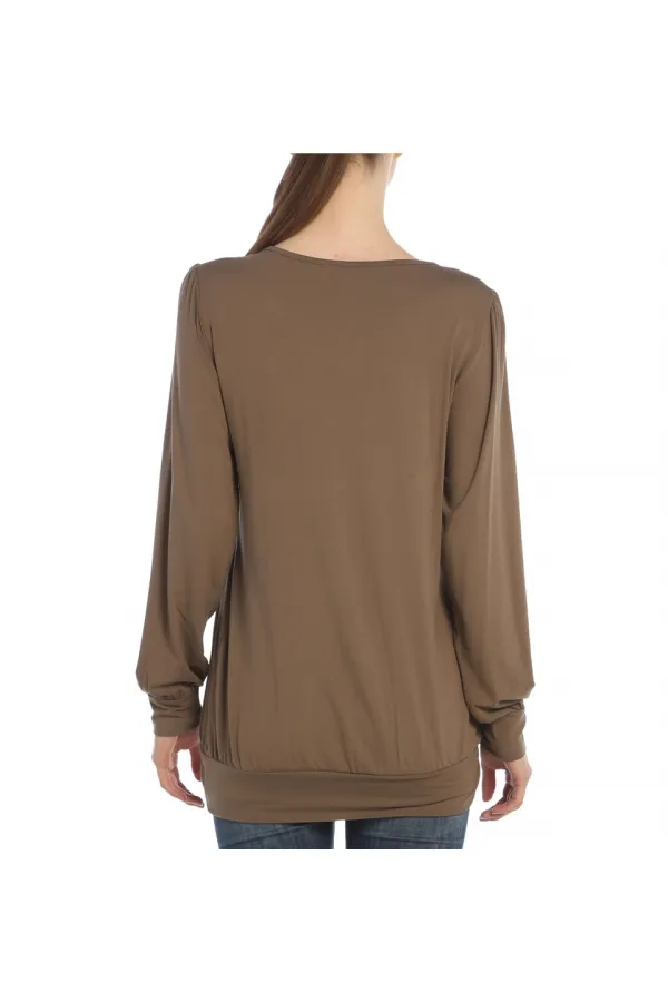 Long Sleeve T-Shirt - Mink