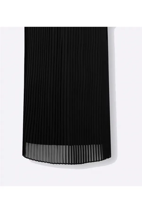 Sweat-Şifon Ebise - Siyah