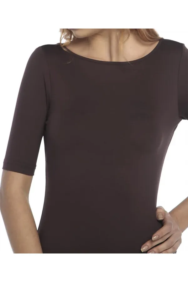 Basic Tişört - Kahverengi