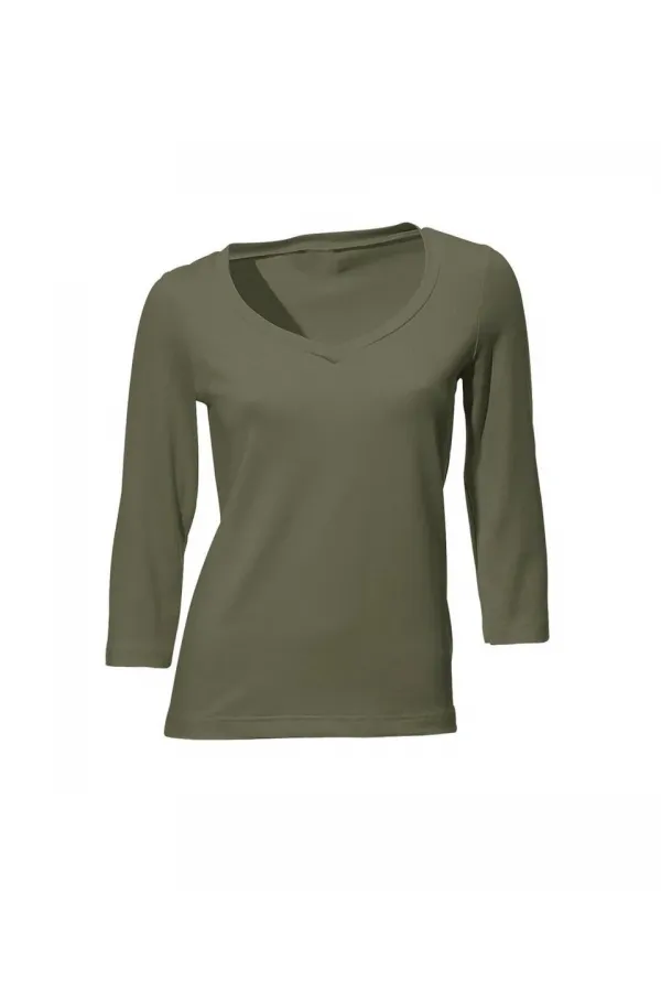 T-shirt basique - Vert olive