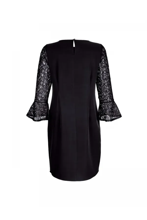 Embroidered Dress - Black